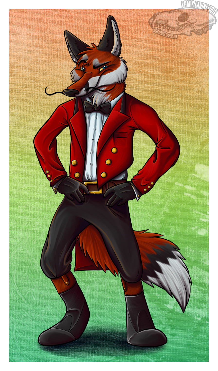 Camstone the Elegant in a Riding Tux