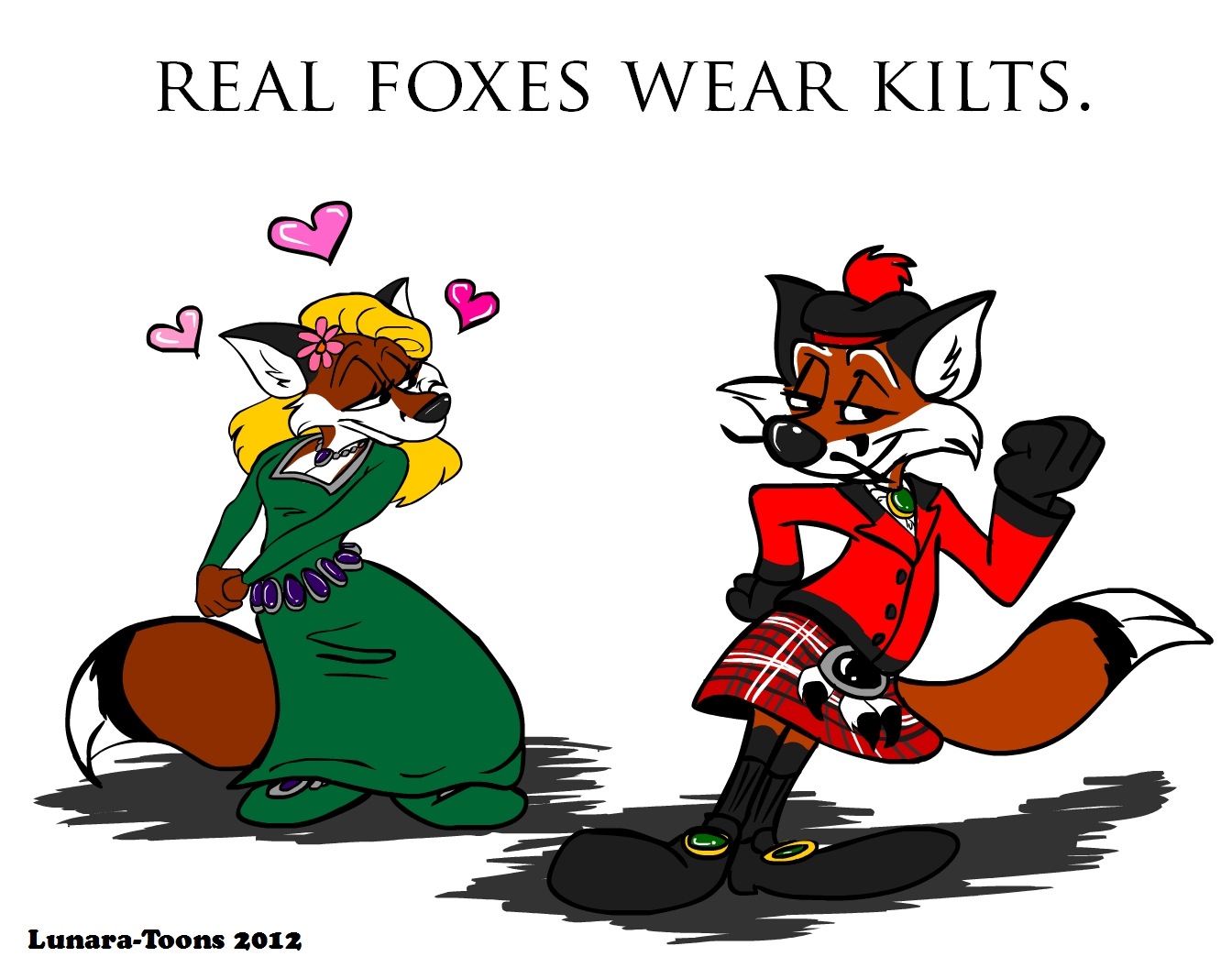 Real Foxes Wear Kilts with Camstone and MooiVos