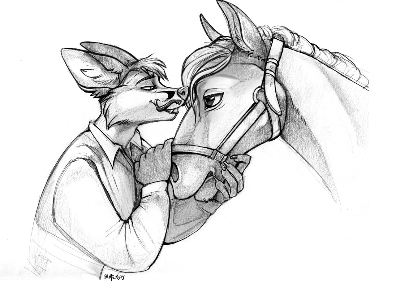 Camstone with Marlin, his horse