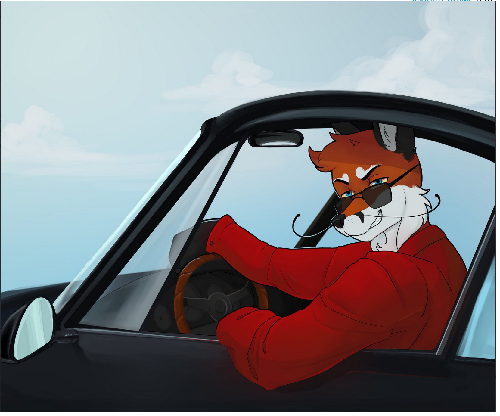 Camstone driving by Viviana