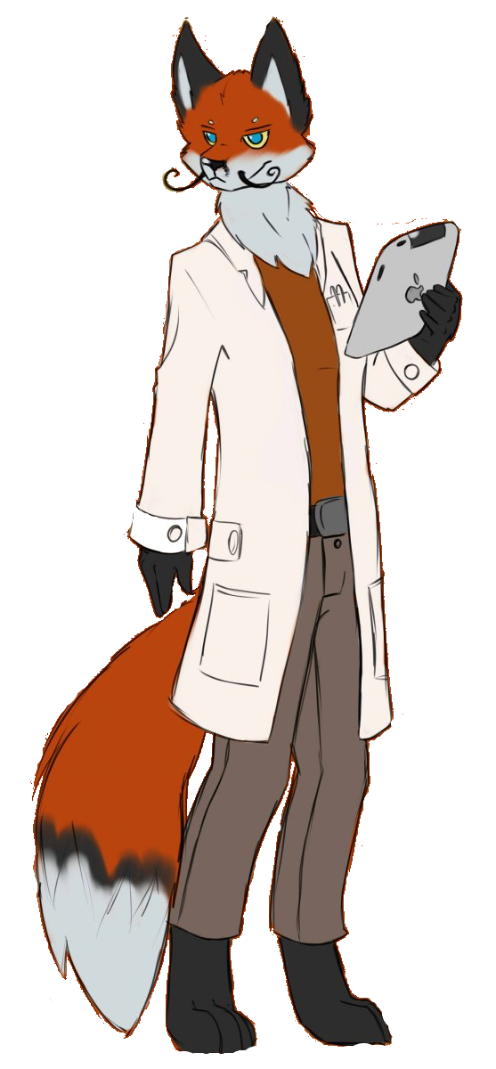 Camstone in a labcoat by Zane Fox