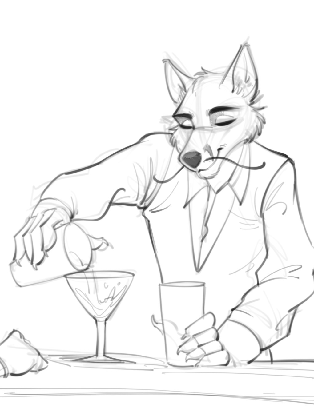 Camstone the Bartender by Mike Knight