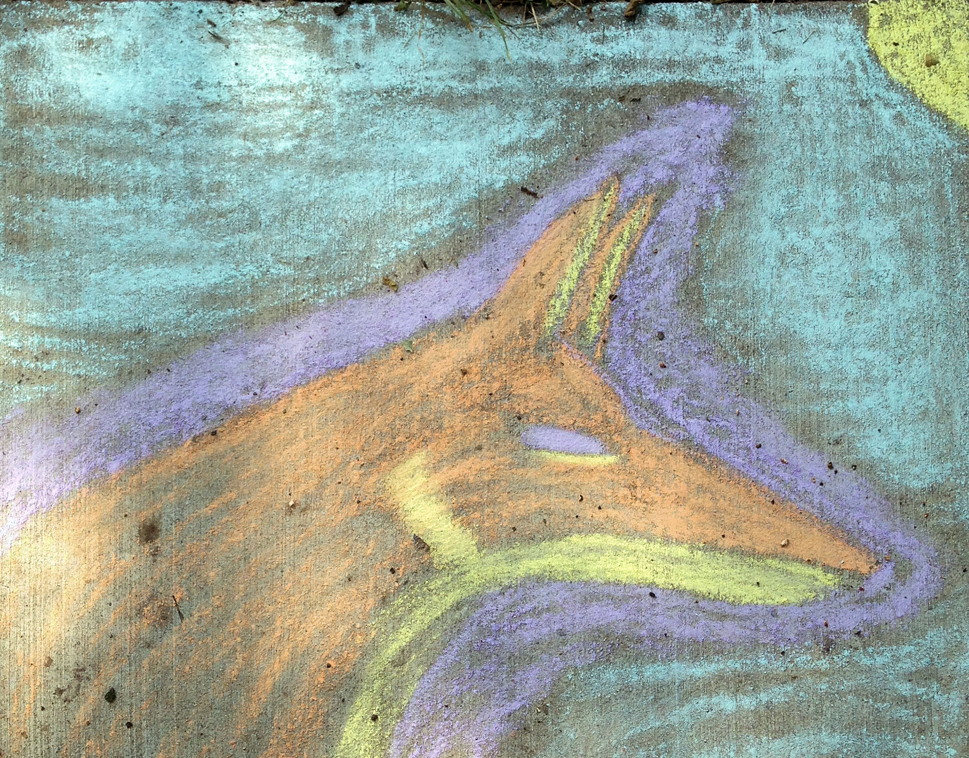 Chalk Fox by Camstone