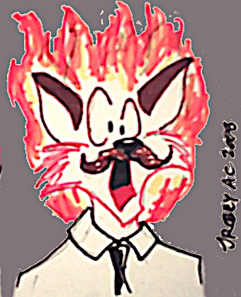 Camstone on Fire by John Robey Anthrocon 2008