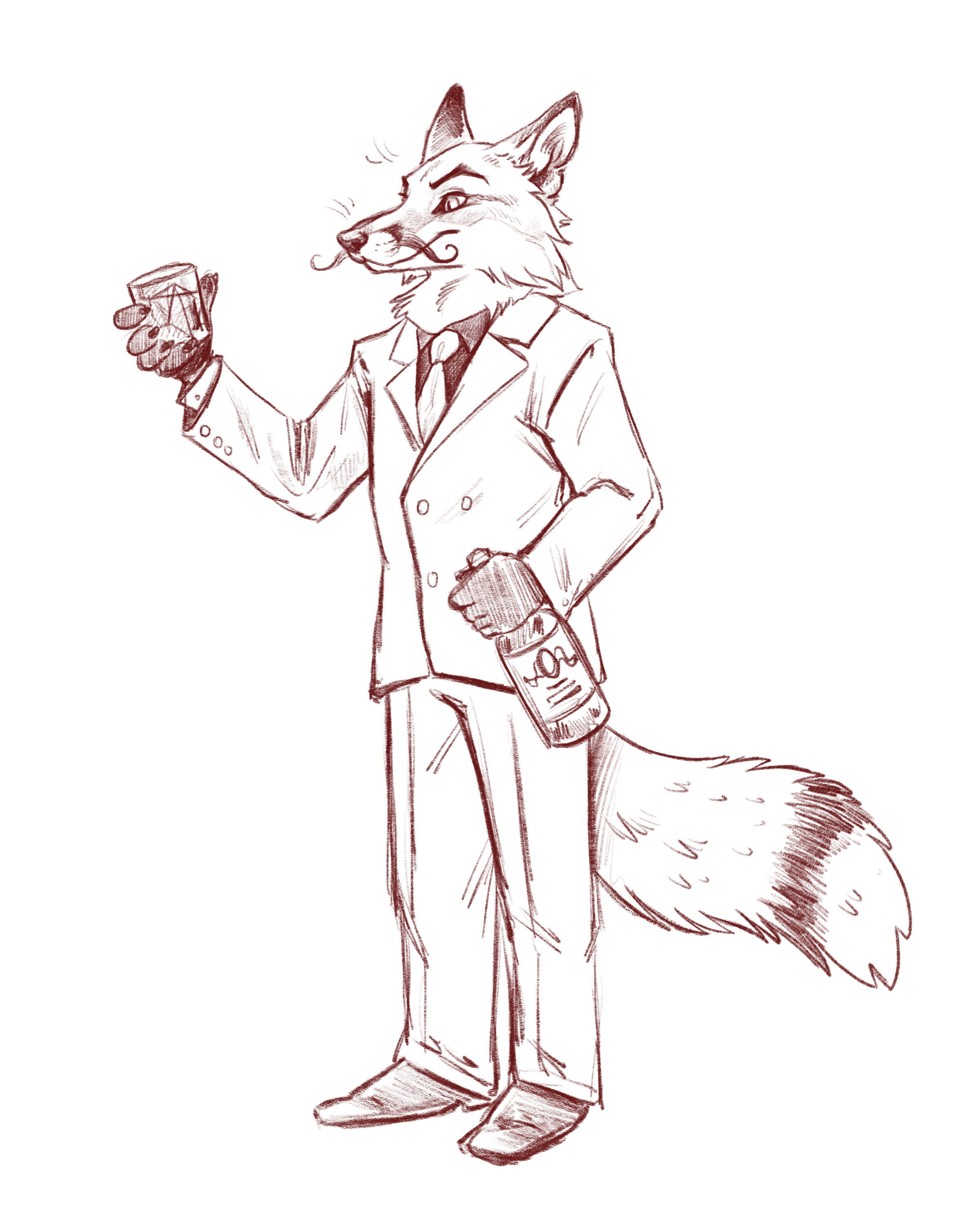 Camstone having a drink by Thornwolf 